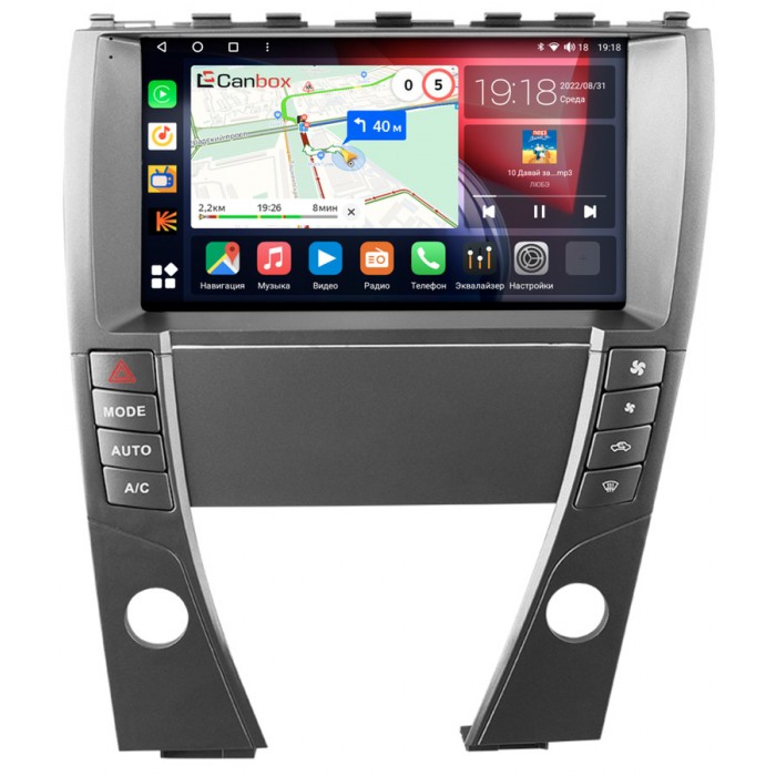 Штатная магнитола Lexus ES 5 (2006-2012) (Frame C) Canbox H-Line 3792-9-3256 на Android 10 (4G-SIM, 4/64, DSP, QLed)