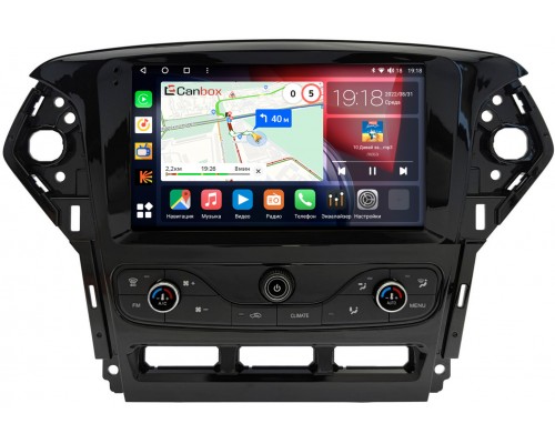 Ford Mondeo IV 2010-2015 (с климат-контролем) Canbox H-Line 3792-9-5428 на Android 10 (4G-SIM, 4/64, DSP, QLed)