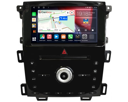 Ford Edge (2010-2015) Canbox H-Line 3792-9-6700 на Android 10 (4G-SIM, 4/64, DSP, QLed)