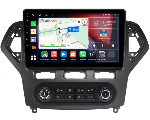 Ford Mondeo IV 2007-2010 Canbox H-Line 3799-10-1380 на Android 10 (4G-SIM, 4/64, DSP, QLed)