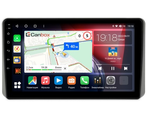 Kia Sportage V 2021-2022 Canbox H-Line 3799-10-1453 на Android 10 (4G-SIM, 4/64, DSP, QLed)