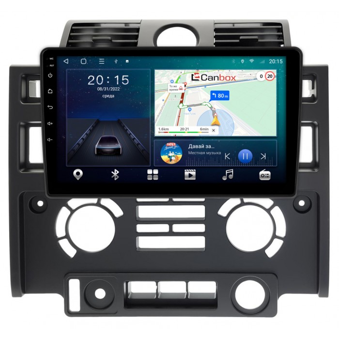 Штатная магнитола Land Rover Defender (2007-2016) Canbox L-Line 4167-9-013 на Android 10 (4G-SIM, 3/32, TS18, DSP, QLed)