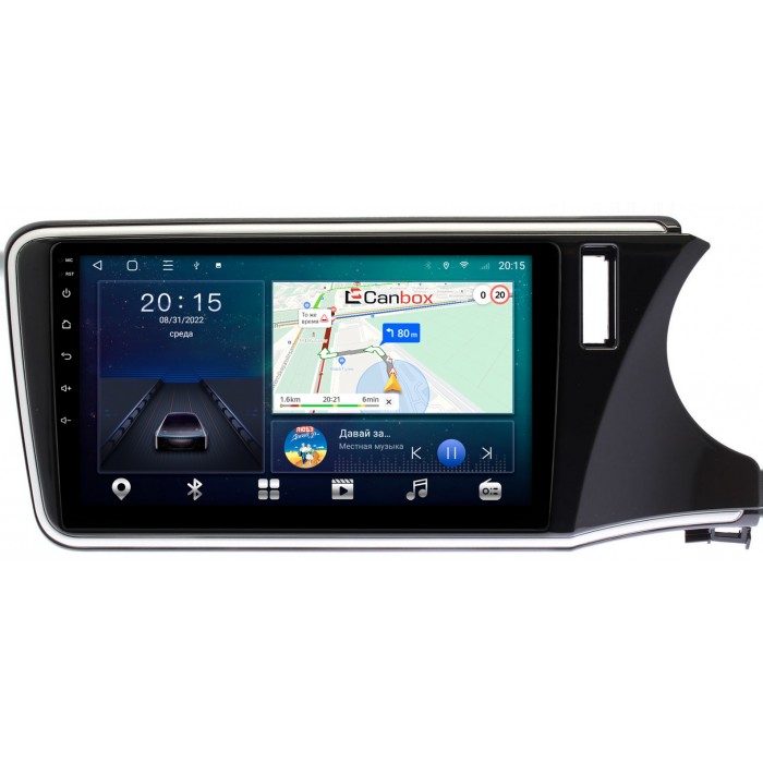 Штатная магнитола Honda Grace (2014-2020) (правый руль) Canbox L-Line 4167-9-1143 на Android 10 (4G-SIM, 3/32, TS18, DSP, QLed)