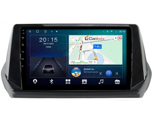 Peugeot 2008 (2019-2022) Canbox L-Line 4167-9-1214 на Android 10 (4G-SIM, 3/32, TS18, DSP, QLed)