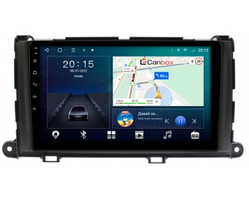 Toyota Sienna III 2010-2014 Canbox L-Line 4167-9-202 на Android 10 (4G-SIM, 3/32, TS18, DSP, QLed)