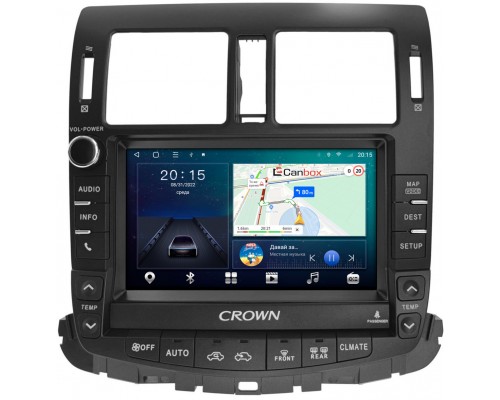 Toyota Crown (S200) (2008-2012) (Для авто c монитором и 6 CD) Canbox L-Line 4167-9-5377 на Android 10 (4G-SIM, 3/32, TS18, DSP, QLed)