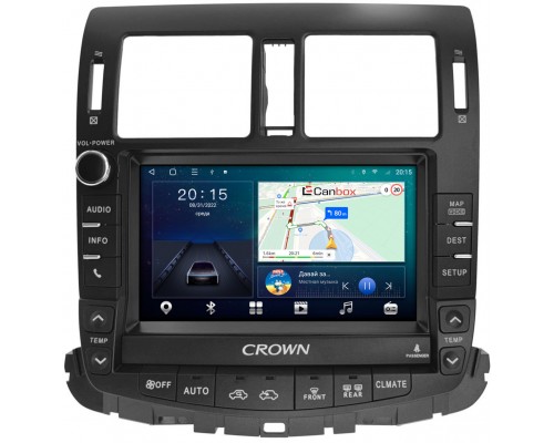 Toyota Crown (S200) (2008-2012) (Для авто c монитором и 1 CD) Canbox L-Line 4167-9-5379 на Android 10 (4G-SIM, 3/32, TS18, DSP, QLed)