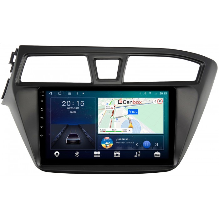 Штатная магнитола Hyundai i20 II 2014-2018 Canbox L-Line 4167-9-578 на Android 10 (4G-SIM, 3/32, TS18, DSP, QLed)