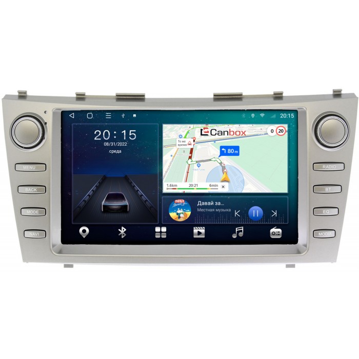 Штатная магнитола Toyota Camry XV40 (2006-2011) Canbox L-Line 4167-9-CAMRYV40 на Android 10 (4G-SIM, 3/32, TS18, DSP, QLed)