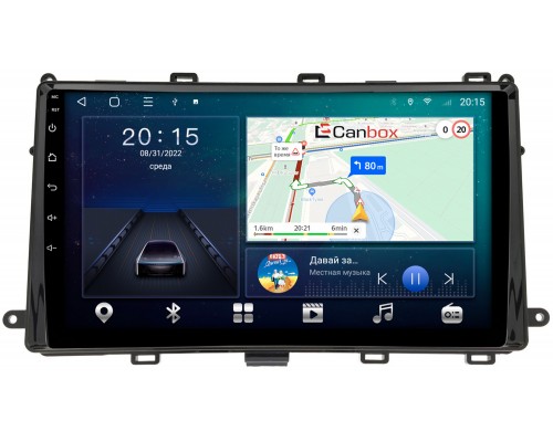 Toyota Corolla 11 (2015-2022) Canbox L-Line 4167-9-TO540N на Android 10 (4G-SIM, 3/32, TS18, DSP, QLed)