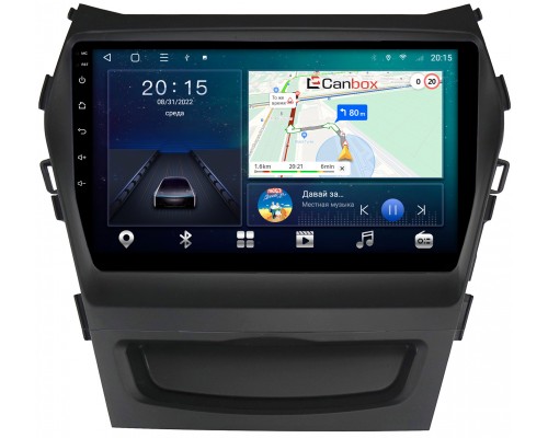 Hyundai Santa Fe III 2012-2018 Canbox L-Line 4167-9022 на Android 10 (4G-SIM, 3/32, TS18, DSP, QLed)
