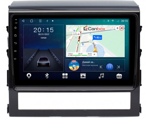 Toyota Land Cruiser 200 2015-2021 Canbox L-Line 4167-9047 на Android 10 (4G-SIM, 3/32, TS18, DSP, QLed)