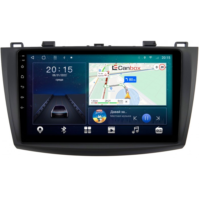 Штатная магнитола Mazda 3 (BL), Axela 2 (2009-2013) Canbox L-Line 4167-9050 на Android 10 (4G-SIM, 3/32, TS18, DSP, QLed)