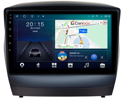 Hyundai ix35, Tucson II 2011-2015 (для авто без камеры) Canbox L-Line 4167-9088 на Android 10 (4G-SIM, 3/32, TS18, DSP, QLed)