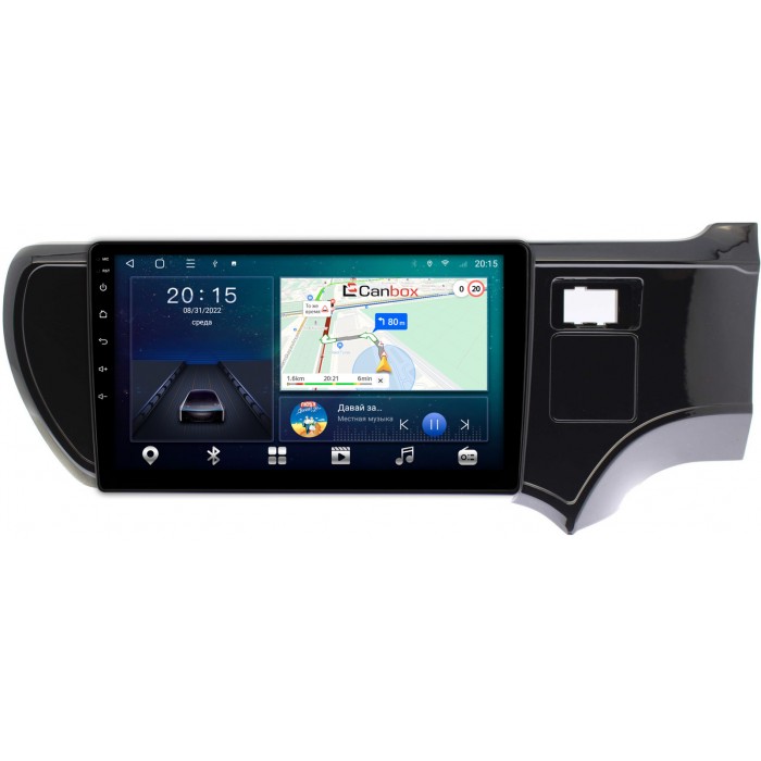 Штатная магнитола Toyota Aqua (2011-2021) Canbox L-Line 4167-9205 на Android 10 (4G-SIM, 3/32, TS18, DSP, QLed)