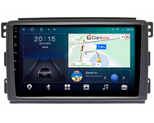 Smart Forfour (2004-2006), Fortwo 2 (2007-2011) Canbox L-Line 4167-9289 на Android 10 (4G-SIM, 3/32, TS18, DSP, QLed)