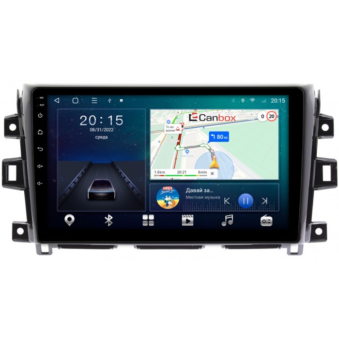 Штатная магнитола Nissan Navara (Frontier) IV (D23) 2014-2022 Canbox L-Line 4168-10-1116 на Android 10 (4G-SIM, 3/32, TS18, DSP, IPS)