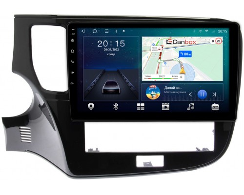 Mitsubishi Outlander III 2012-2022 Canbox L-Line 4168-10-1153 на Android 10 (4G-SIM, 3/32, TS18, DSP, IPS)