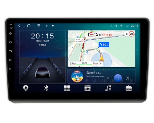Ford Kuga, Fiesta, Fusion, Focus, Mondeo Canbox L-Line 4168-10-FR134T на Android 10 (4G-SIM, 3/32, TS18, DSP, IPS)