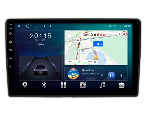 Fiat 500 2 (2015-2022) Canbox L-Line 4169-9-1209 на Android 10 (4G-SIM, 2/32, TS18, DSP, QLed)