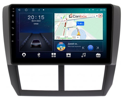 Subaru Forester 3, Impreza 3 (2007-2013) Canbox L-Line 4169-9080 на Android 10 (4G-SIM, 2/32, TS18, DSP, QLed)