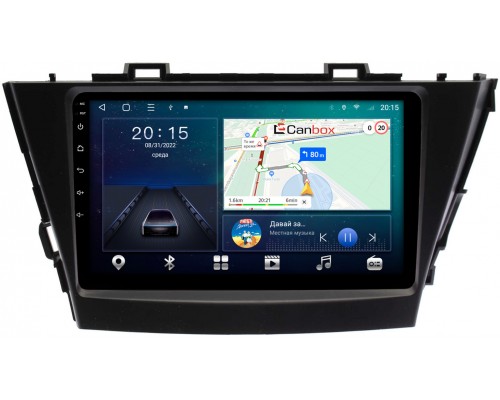 Toyota Prius v (+) (2011-2014) Canbox L-Line 4169-9433 на Android 10 (4G-SIM, 2/32, TS18, DSP, QLed)