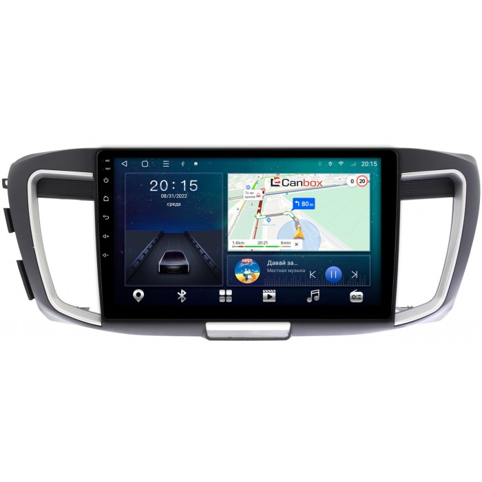 Штатная магнитола Honda Accord 9 (2012-2019) Canbox L-Line 4170-10-1151 на Android 10 (4G-SIM, 2/32, TS18, DSP, IPS)