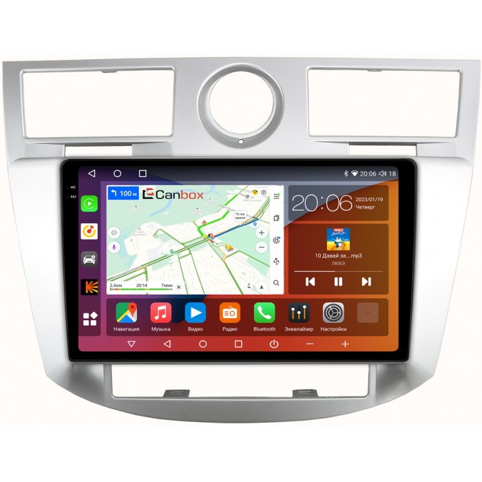 Штатная магнитола Chrysler Sebring III 2006-2010 Canbox H-Line 4180-9-1091 на Android 10 (4G-SIM, 3/32, DSP, QLed, 2K)