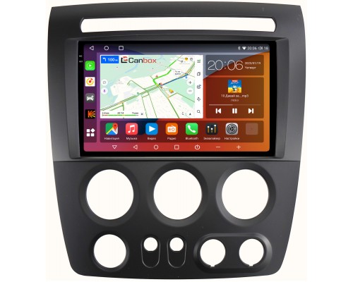 Hummer H3 (2005-2010) Canbox H-Line 4180-9-1093 на Android 10 (4G-SIM, 3/32, DSP, QLed, 2K)