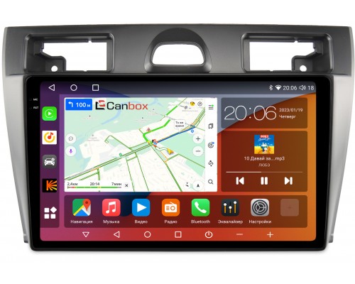 Ford Fiesta (Mk5) (2002-2008) Canbox H-Line 4180-9-1264 на Android 10 (4G-SIM, 3/32, DSP, QLed, 2K)