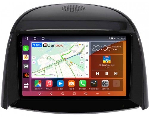 Renault Koleos I 2008-2016 Canbox H-Line 4180-9-1306 на Android 10 (4G-SIM, 3/32, DSP, QLed, 2K)