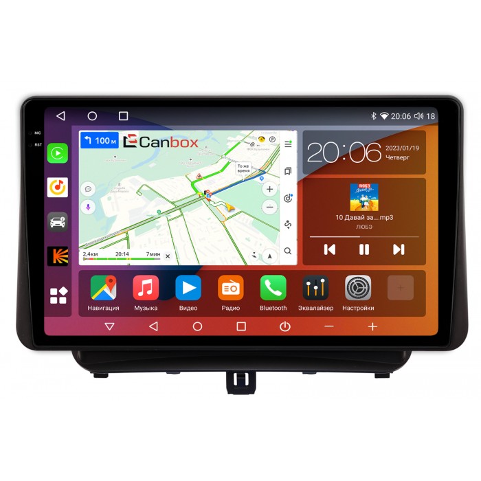 Штатная магнитола Tourneo Custom, Transit Custom 2013-2022 Canbox H-Line 4180-9-2672 на Android 10 (4G-SIM, 3/32, DSP, QLed, 2K)