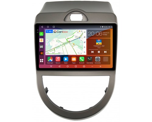 Kia Soul I 2008-2011 Canbox H-Line 4180-9-337 на Android 10 (4G-SIM, 3/32, DSP, QLed, 2K)