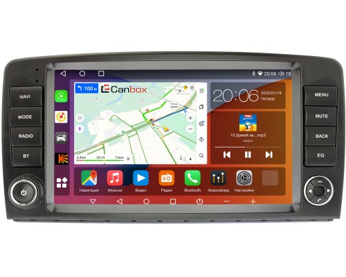 Mercedes R-klasse Canbox H-Line 4180-9-5378 на Android 10 (4G-SIM, 3/32, DSP, QLed, 2K)