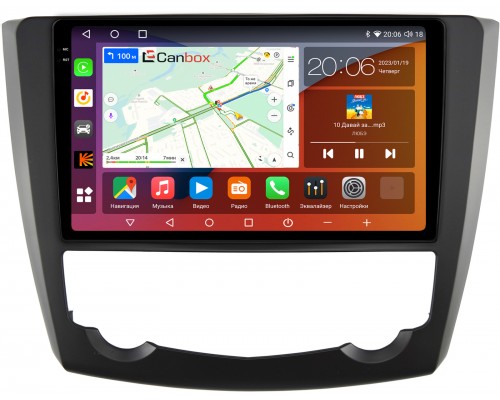 Renault Kadjar (2015-2018) Canbox H-Line 4180-9-5572 на Android 10 (4G-SIM, 3/32, DSP, QLed, 2K)