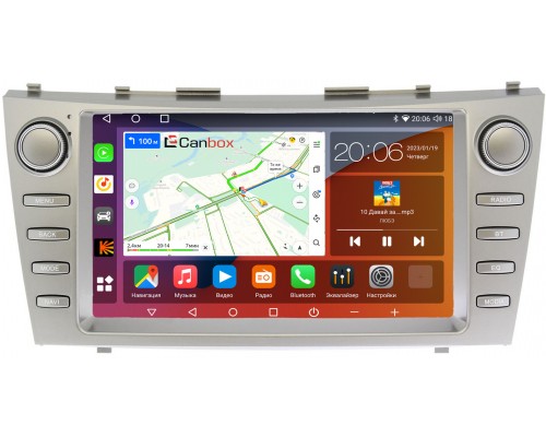 Toyota Camry XV40 (2006-2011) Canbox H-Line 4180-9-CAMRYV40 на Android 10 (4G-SIM, 3/32, DSP, QLed, 2K)