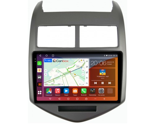 Chevrolet Aveo 2 (2011-2020) Canbox H-Line 4180-9009 на Android 10 (4G-SIM, 3/32, DSP, QLed, 2K)