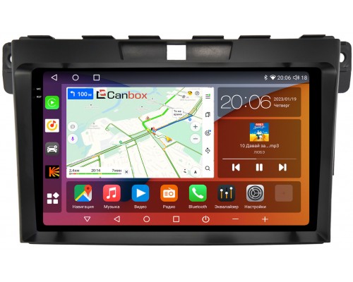 Mazda CX-7 (2006-2012) Canbox H-Line 4180-9073 на Android 10 (4G-SIM, 3/32, DSP, QLed, 2K)