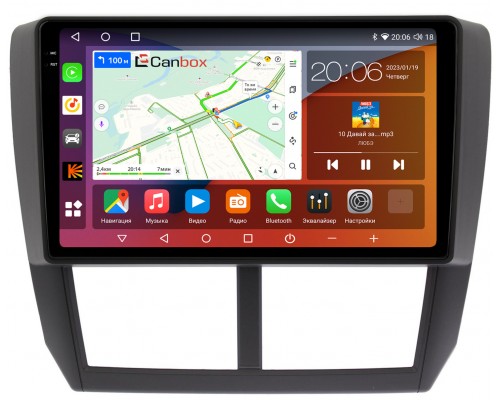Subaru Forester 3, Impreza 3 (2007-2013) Canbox H-Line 4180-9080 на Android 10 (4G-SIM, 3/32, DSP, QLed, 2K)