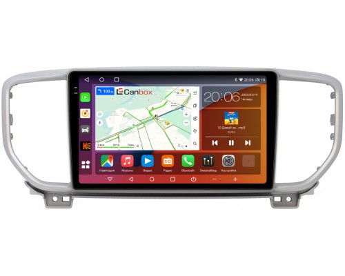 Kia Sportage IV 2018-2022 Canbox H-Line 4180-9082 на Android 10 (4G-SIM, 3/32, DSP, QLed, 2K) (для авто с камерой)