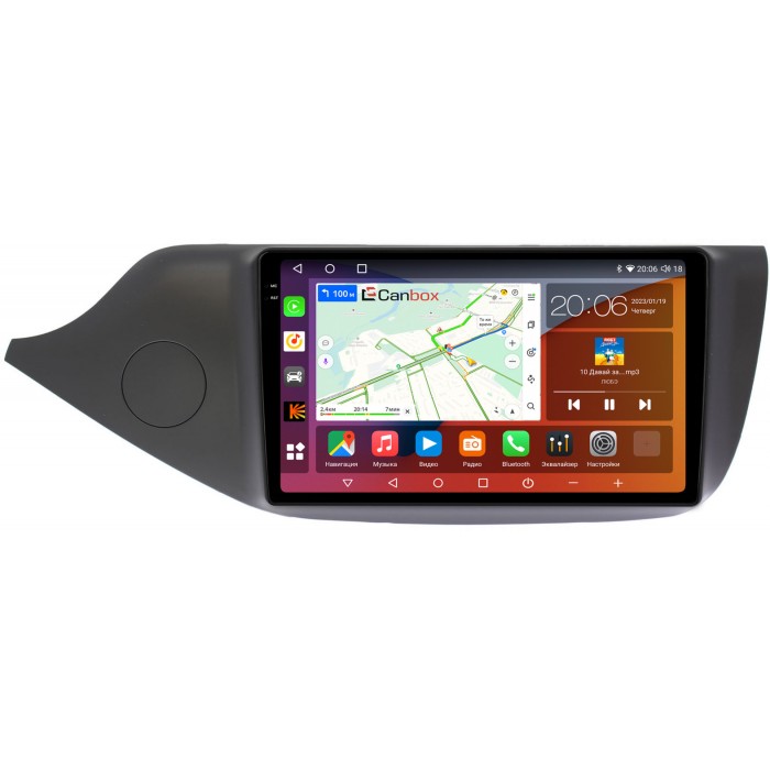 Штатная магнитола Kia Ceed 2 (2012-2018) (матовая) Canbox H-Line 4180-9098 на Android 10 (4G-SIM, 3/32, DSP, QLed, 2K)