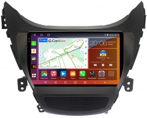 Hyundai Elantra 5 (MD) (2010-2014) Canbox H-Line 4180-9113 на Android 10 (4G-SIM, 3/32, DSP, QLed, 2K)
