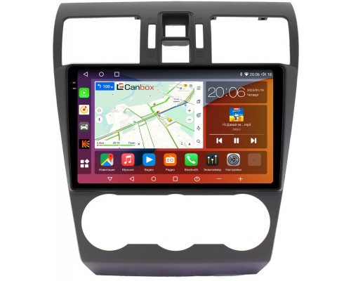 Subaru Forester 4, Impreza 4, XV (2011-2017) Canbox H-Line 4180-9132 на Android 10 (4G-SIM, 3/32, DSP, QLed, 2K)