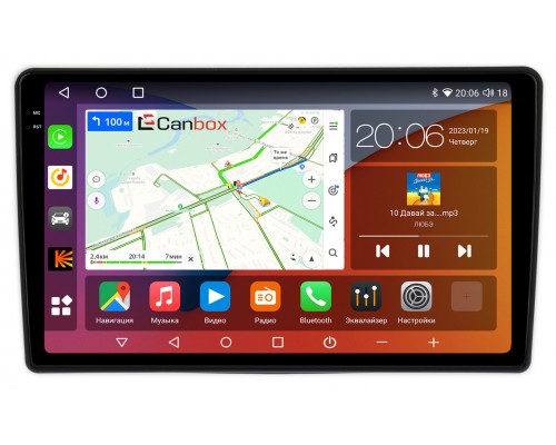 Kia Sorento II 2012-2020 Canbox H-Line 4180-9145 на Android 10 (4G-SIM, 3/32, DSP, QLed, 2K)