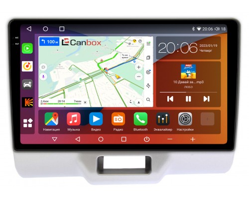 Suzuki Every 6 (2015-2022) Canbox H-Line 4180-9324 на Android 10 (4G-SIM, 3/32, DSP, QLed, 2K)