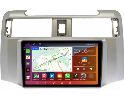 Toyota 4Runner 5 (2009-2022) Canbox H-Line 4180-9380 на Android 10 (4G-SIM, 3/32, DSP, QLed, 2K)