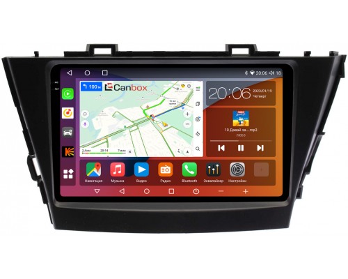 Toyota Prius v (+) (2011-2014) Canbox H-Line 4180-9433 на Android 10 (4G-SIM, 3/32, DSP, QLed, 2K)