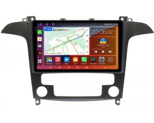 Ford S-MAX 2006-2015 (с климат-контролем) Canbox H-Line 4180-9486 на Android 10 (4G-SIM, 3/32, DSP, QLed, 2K)