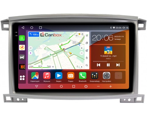 Lexus LX II 470 2002-2007 (для авто с монитором) Canbox H-Line 4181-10-1181 на Android 10 (4G-SIM, 3/32, DSP, QLed, 2K)