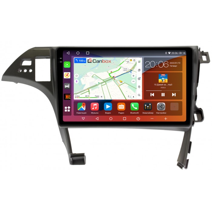 Штатная магнитола Toyota Prius III (XW30) 2009-2015 (левый руль) Canbox H-Line 4181-10-1231 на Android 10 (4G-SIM, 3/32, DSP, QLed, 2K)